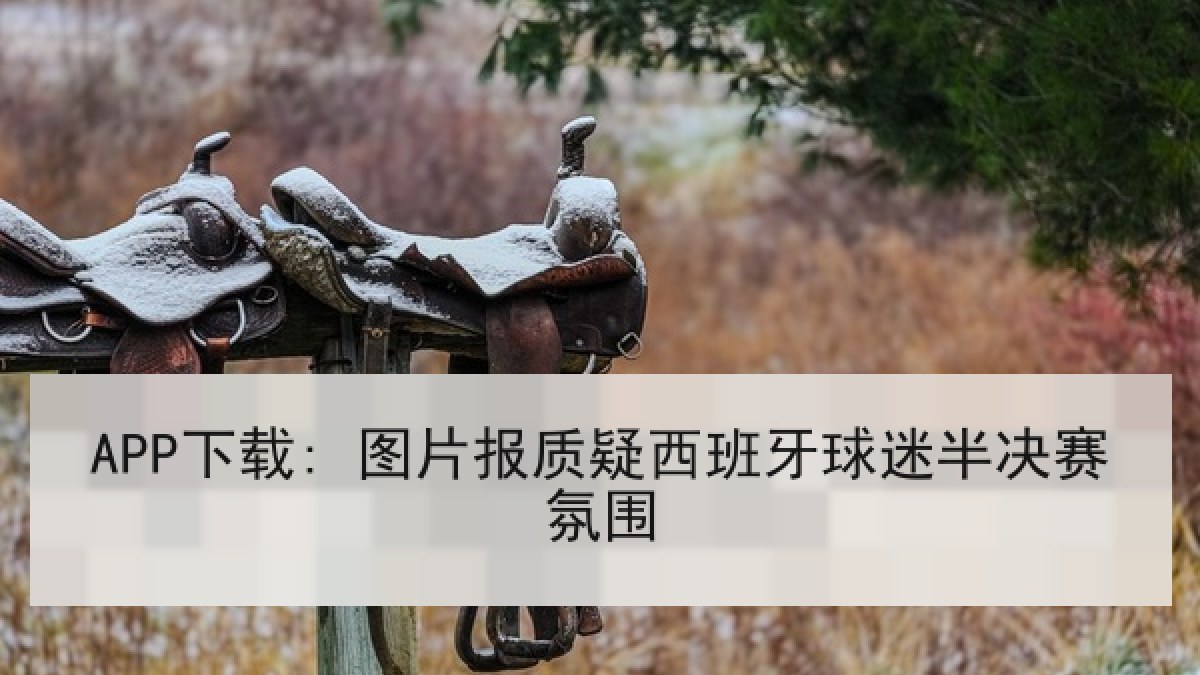 APP下载: 图片报质疑西班牙球迷半决赛氛围